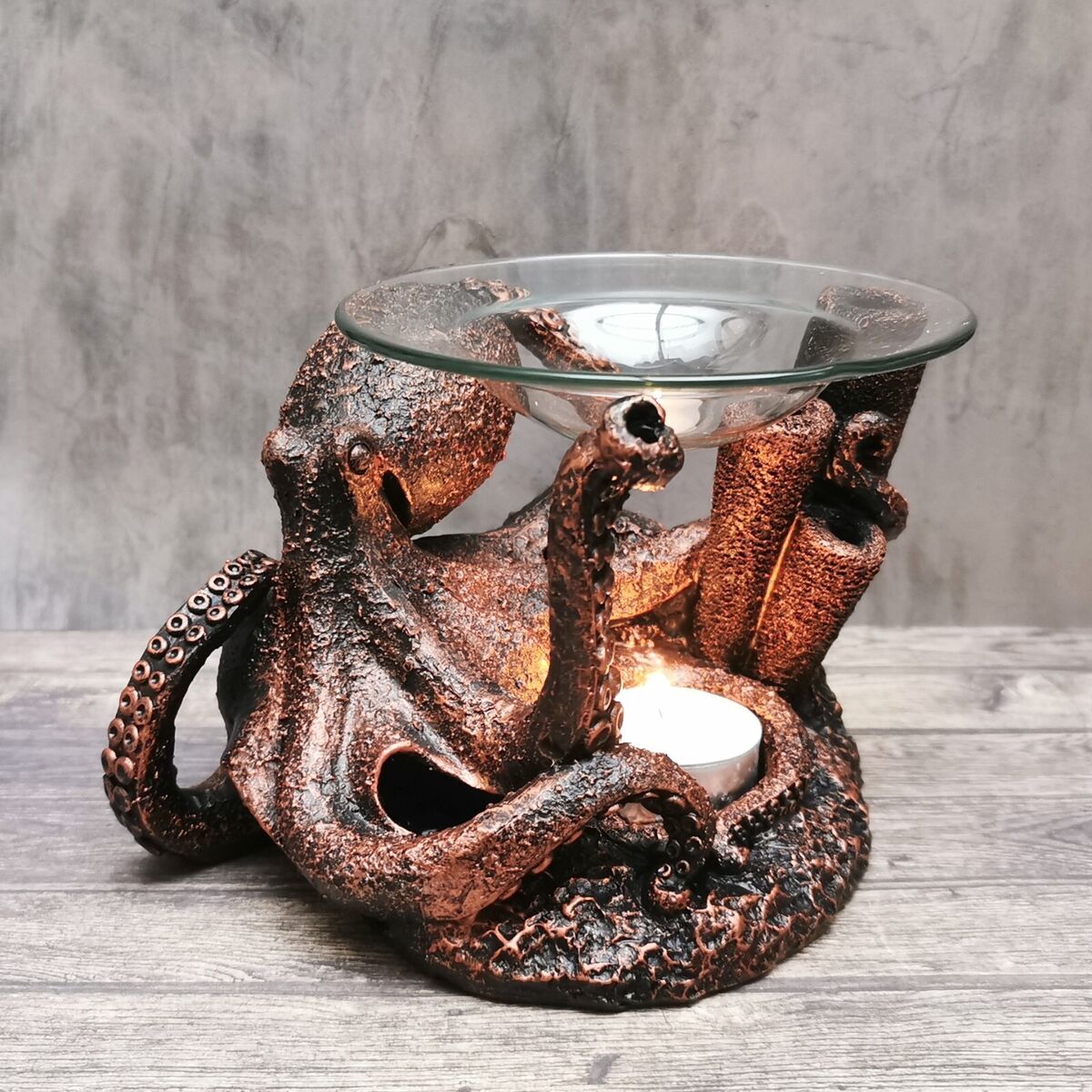 Bronze Octopus Oil and Wax Warmer