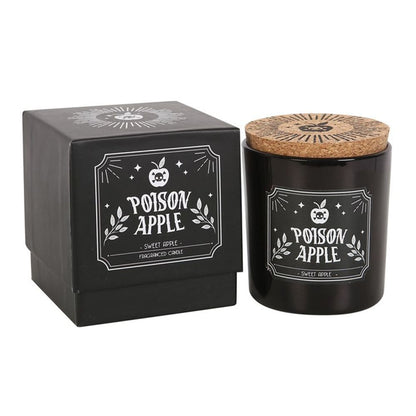 Indulge your senses with an enchanting blend of darkness and allure with this Poison Apple fragranced candle. Infused with the captivating scent of sweet apples, its bewitching aroma will put you under its spell. Approximately 21 hours burn time