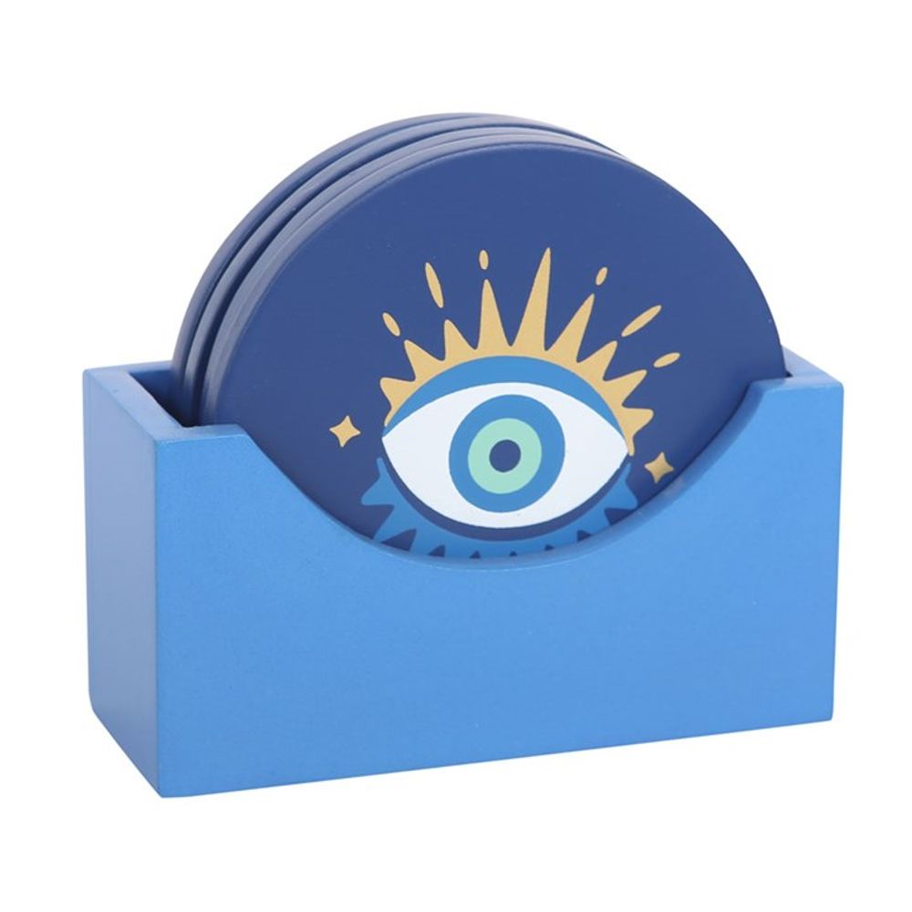 All Seeing Eye / Evil Eye Coaster Set