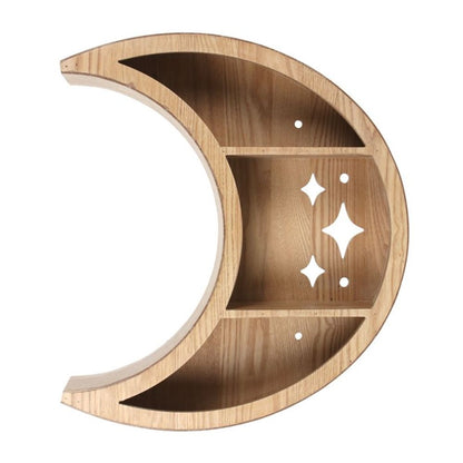 Crescent Moon Hanging Wall Shelf