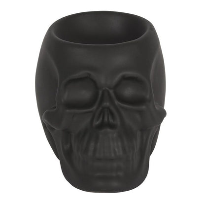 This matt black ceramic oil burner in the shape of a skull is sure to be a talking point in any home. Perfect for Halloween or for those who are looking for something different and unusual the burner features a deep bowl and can be used with both fragrance oils and wax melts