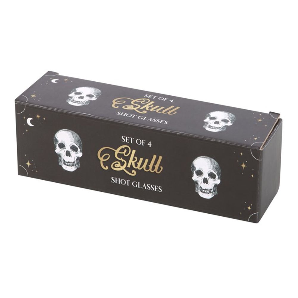  Add spooky fun to your shots with these uber cool Skull Shot Glasses.