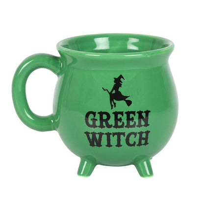 Brew up some fun with the Green Witch Cauldron Mug! This mug features a playful design of a cauldron and is perfect for any witch or wizard looking for a quirky addition to their kitchen. Sip your potions and spells in style with this unique cauldron mug. (No magic needed to enjoy!)